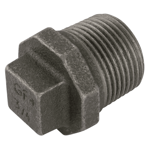 GF 1/4" BSPT Male Beaded Plug Black GF290 GF290-14N - FluidAirFittings
