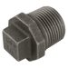 GF 1/4" BSPT Male Beaded Plug Black GF290 GF290-14N - FluidAirFittings