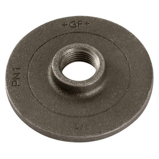 GF 1" BSPP Flange Undrilled Black GF321 GF321-1N - FluidAirFittings