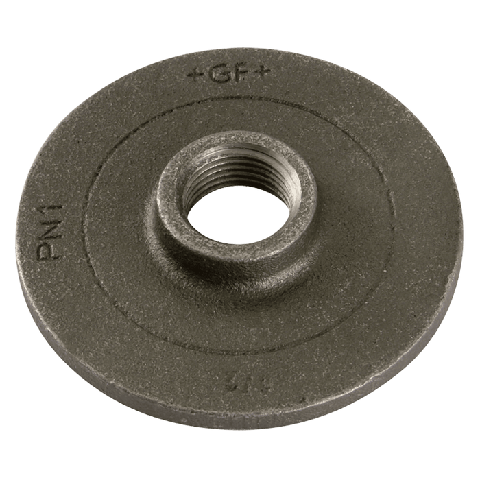 GF 1" BSPP Flange Undrilled Black GF321 GF321-1N - FluidAirFittings