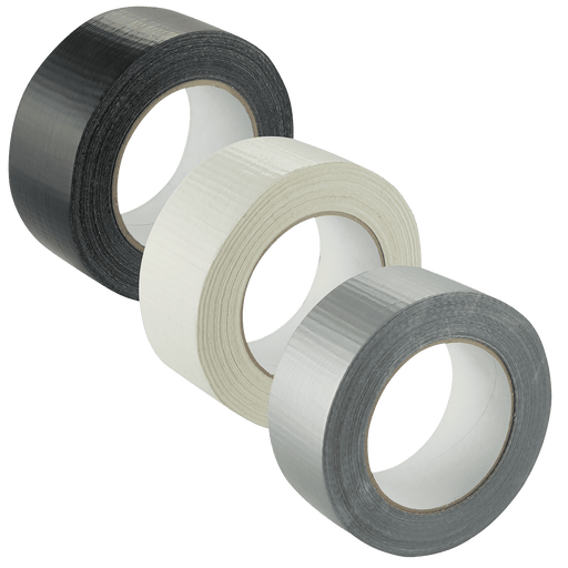 Silver 96MM X 50M Stand Cloth Tape M24SSIL9650 - FluidAirFittings