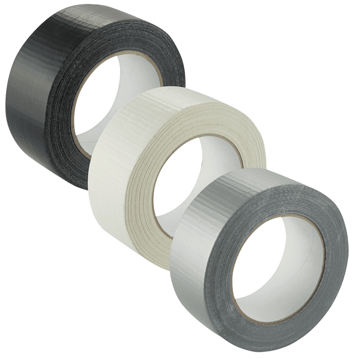 Silver 96MM X 50M Stand Cloth Tape M24SSIL9650 - FluidAirFittings