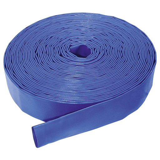 Jaymac 1" (25MM Id) Blue Layflat Hose X 10 M Coil LFH1-10 - FluidAirFittings