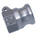 FT Pro - A4-AU-NPT 4" NPT Female Plug Type A Aluminium - FluidAirFittings