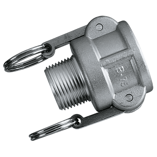 FT Pro - B1-AU-NPT 1" NPT Male Coupler Type B Aluminium - FluidAirFittings