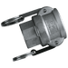FT Pro - D212-AU-NPT 2.1/2" NPT Female Coupler "D" Aluminium - FluidAirFittings