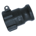 FT Pro - A114-PP-NPT 1.1/4" NPT Female Plug Type A Polypropylene - FluidAirFittings