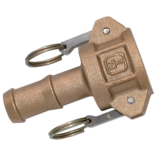 FT Pro 3/4" ID Hose Camlock Type C Brass C34-BR - FluidAirFittings