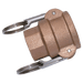FT Pro - D5-BR-NPT Part D 5" NPT Brass - FluidAirFittings