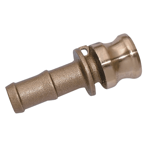 FT Pro Camlock 2" OD Hose Tail Type E Brass E2-BR - FluidAirFittings