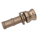 FT Pro Camlock 2" OD Hose Tail Type E Brass E2-BR - FluidAirFittings