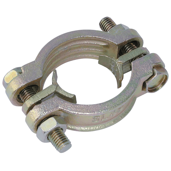 FT Pro - MIPC-7794 77-94MM Z/Yellow Plated M/Iron Clamp - FluidAirFittings