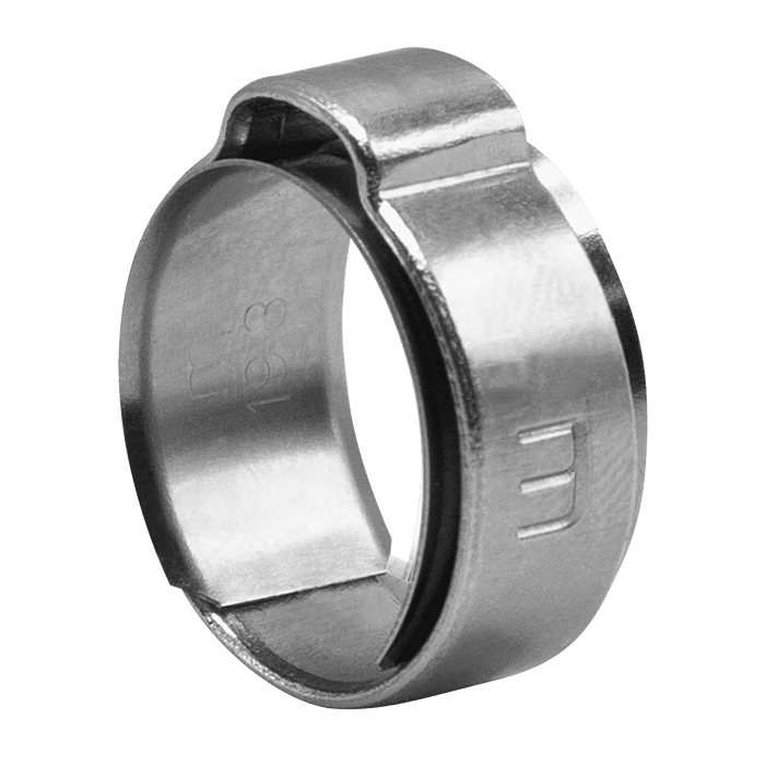 Mikalor 15.4-17.4MM 1 Ear Hose Steel Inner Ring Clip 03011070 - FluidAirFittings