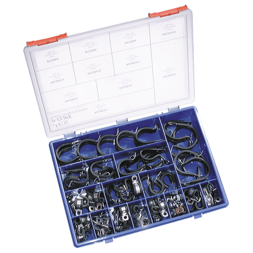 JCS 104 Assorted 18/8 Marine SS P-Clips PCSRAB1 - FluidAirFittings