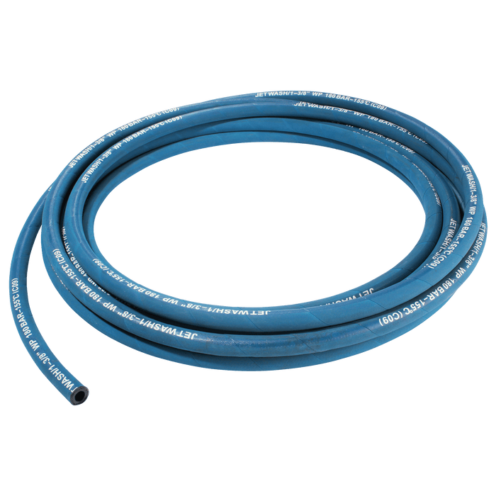 FT Pro 1/4" Blue Jetwash Hose - 1 Wire 1MTR 2144-9632 - FluidAirFittings