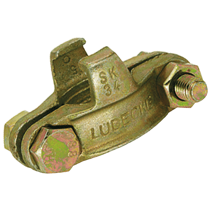 Ludecke 1/2" SK Clamps Zinc & Gold Passivated SK29-CLAMP - FluidAirFittings
