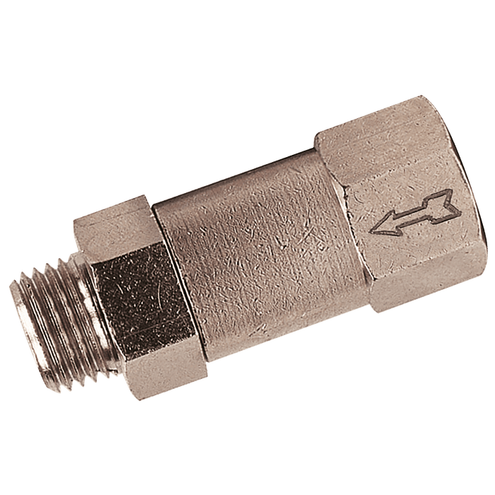 Aignep 1/8 BSP Male/Female Non-Return Valve 6063-18 - FluidAirFittings