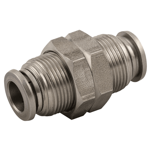 Aignep 10MM OD Bulkhead M20X1 316 SS 60050-10 - FluidAirFittings
