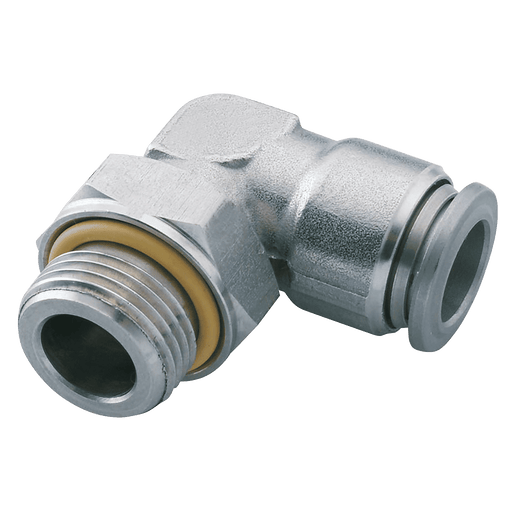Aignep 06MM X 1/8" BSPP SW Elbow Male 316 SS 60115-6-1/8 - FluidAirFittings