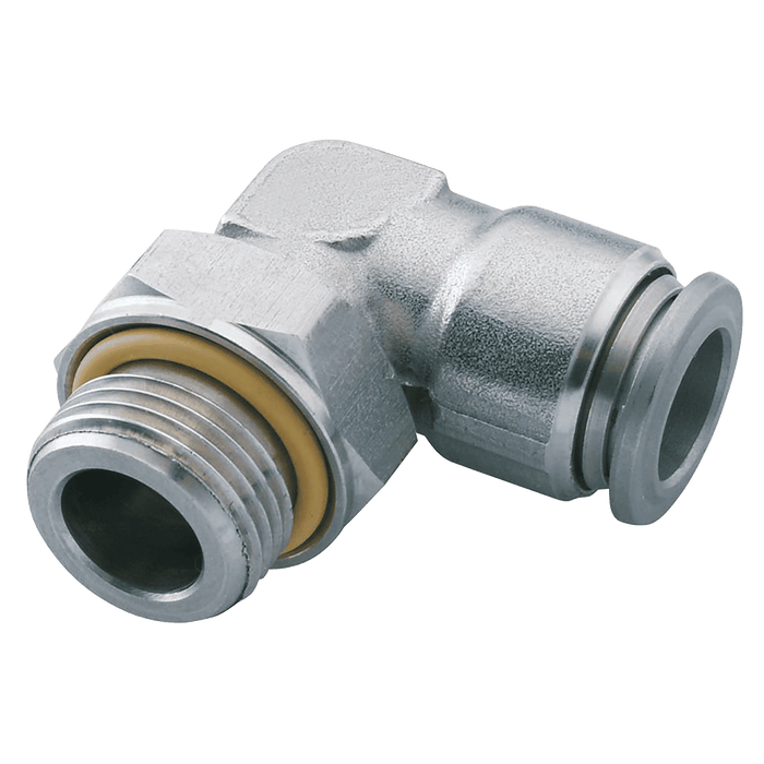 Aignep 06MM X 1/8" BSPP SW Elbow Male 316 SS 60115-6-1/8 - FluidAirFittings