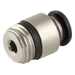 Aignep 06MM OD X 1/4" BSPT Straight Male Adaptor 5501000003 - FluidAirFittings