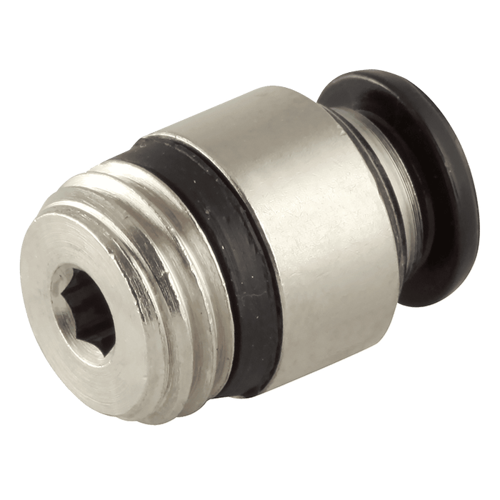 Aignep 04MM OD X 1/8" BSPT Straight Male Adaptor 5501000001 - FluidAirFittings