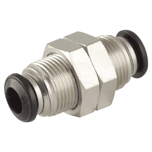 Aignep 10MM OD Bulkhead Connector 5005000N04 - FluidAirFittings