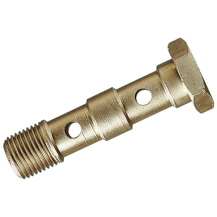 Aignep 3/8" BSPP Double Banjo Stem 55420-3/8 - FluidAirFittings