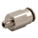 Aignep Straight Male Adaptor 6-M6 X 1 58000-6-M6 - FluidAirFittings