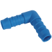 Tefen 3/4" ID Equal Hose Elbow Blue Plastic PN18-19 - FluidAirFittings