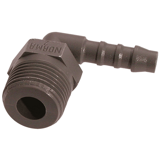Norma 3/8" BSPT Male Plastic Hose Connector NOR-WES10R38 - FluidAirFittings