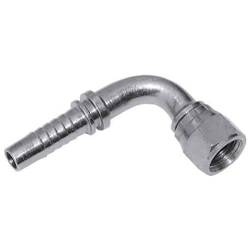 FT Pro - JF149012CF 1.3/16 JIC Female Hose Connector 90° Swept Elbow - FluidAirFittings