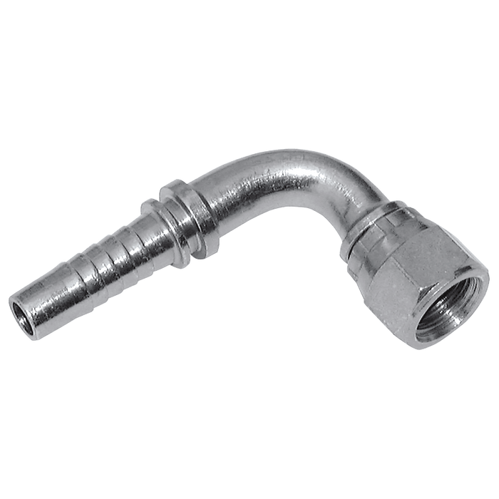 FT Pro - JF129012CF 1.1/16" JIC Female Hose Connector 90° Swept Elbow - FluidAirFittings