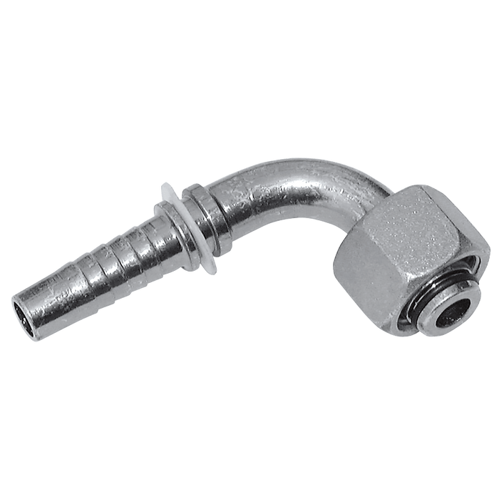FT Pro - HMFL0890-M26CF M26 X 1.5 Metric Female Light Duty 90° Swept Elbow - FluidAirFittings