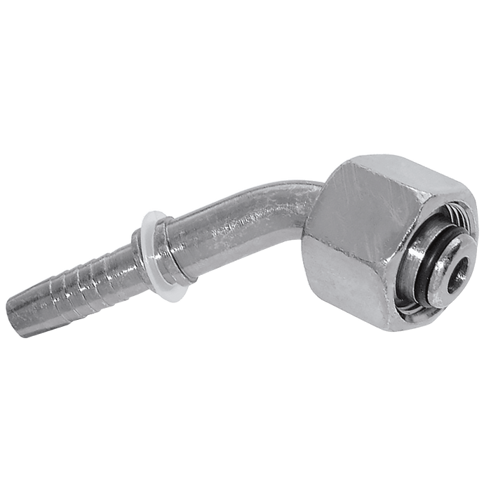 FT Pro - HMFS03-45-M16CF M16 X 1.5 Metric Female Heavy Duty 45° Swept Elbow - FluidAirFittings