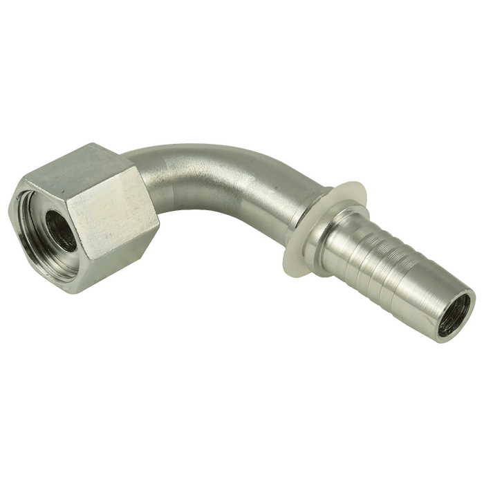 FT Pro - ORFSF089008CF 13/16" ORFS Female 90° Swept Elbow - FluidAirFittings