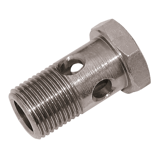 FT Pro - BBJM-10-15 M10 X 1.0 Metric Male Banjo Bolt Steel - FluidAirFittings