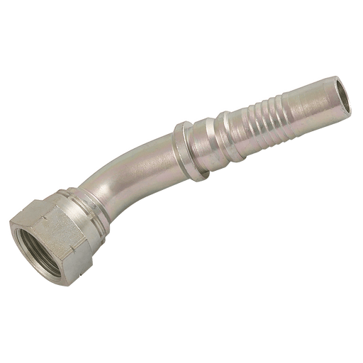 FT Pro - JMJICF45-26-16CF 1.5/8" JIC Female Interlock 45° Swept Elbow 1" Hose ID - FluidAirFittings
