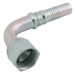 FT Pro - JMJICF90-26-20CF 1.5/8" JIC Female Interlock 90° Swept Elbow 1.1/4" Hose ID - FluidAirFittings