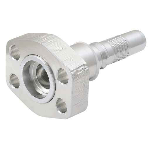 FT Pro - JMPOCF-12-12CF 3/4" Nominal DIA Poclain Flange Female X Hose Tail - FluidAirFittings