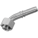 PH Industrie 11/16" ORFS Female X Swept Hose Tail 45° Elbow ORFSF064506SS - FluidAirFittings