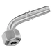 PH Industrie 11/16" ORFS Female X Swept Hose Tail 90° Elbow ORFSF069006SS - FluidAirFittings