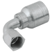 Danfoss Aeroquip 7/16" JIC Female 90° Swept Elbow Hose ID 1/4" Steel 1A4FJB4 - FluidAirFittings