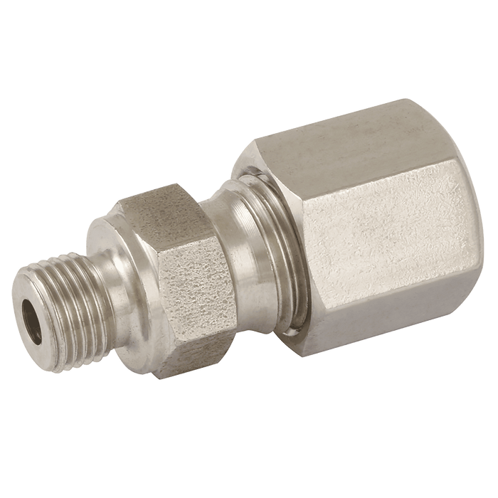 PH Industrie 8MM OD X 1/8" BSPP Male Stud (S) Form B GE-8S-2RP - FluidAirFittings