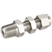 PANAM Bulkhead Male Connector 3/8" OD 1/4" NPT BMC-375-250N - FluidAirFittings