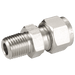 PANAM 22MM OD X 1" NPT Male Stud 316 SS MC-22-1000N - FluidAirFittings