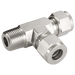 PANAM 1/4" NPT X 6MM OD Tee MRT-6-250N - FluidAirFittings