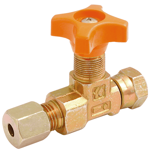 LHA 1/4" BSP Fem/SW 6MM Gauge Isolator Valve FT290-04 - FluidAirFittings