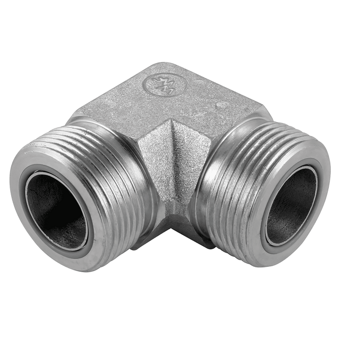 Burnett & Hillman 9/16"ORFS Equal M/M 90 Forge COMPCT Elbow 2777827 - FluidAirFittings