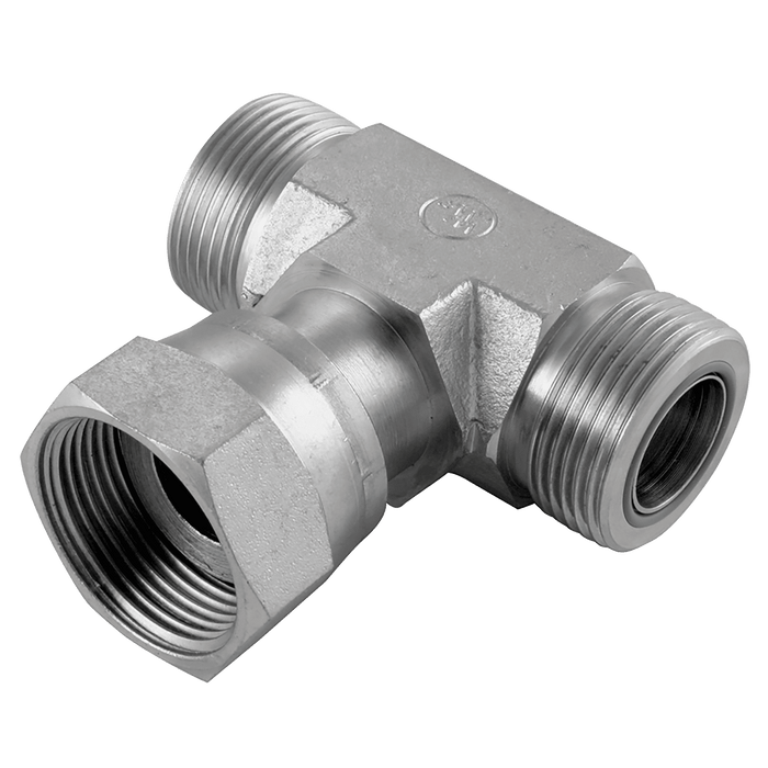 Burnett & Hillman 1.3/16" ORFS X 1.3/16" ORFS Tee 9707-12-12-12 - FluidAirFittings